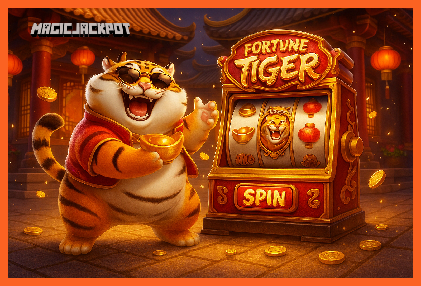 Fortune Tiger é um jogo imperdível no MAGICJACKPOT Casino