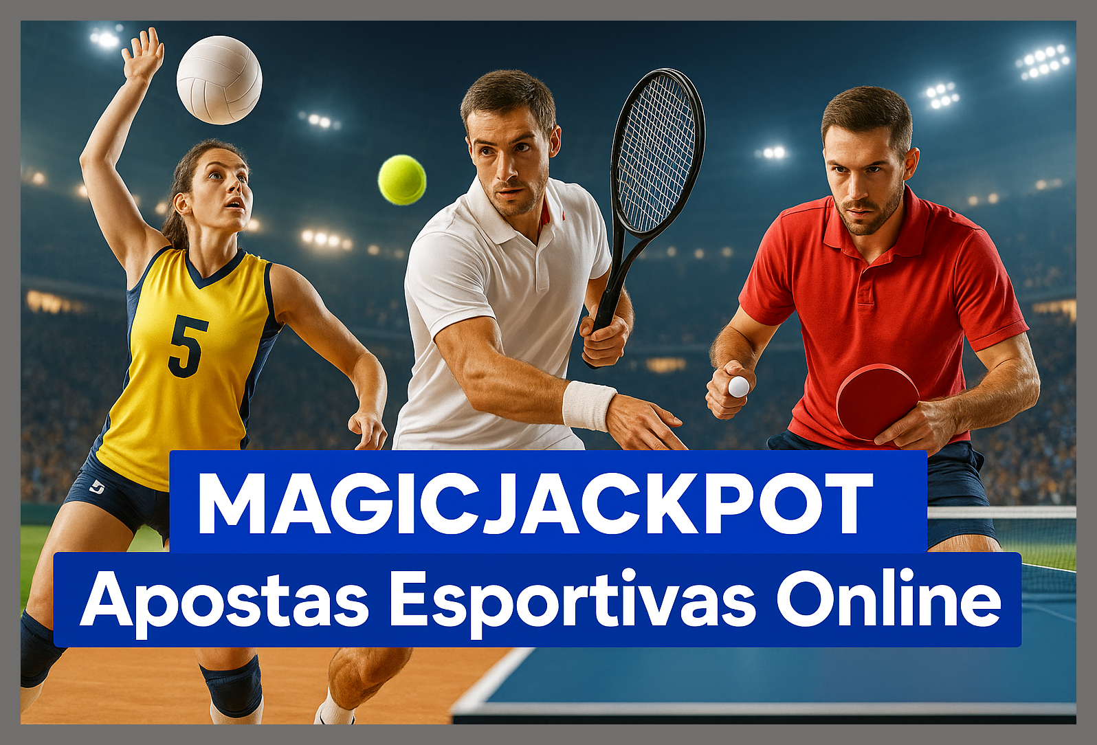 Apostas esportivas no cassino online MAGICJACKPOT